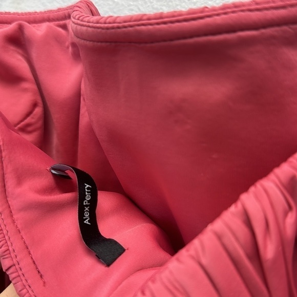 Alex Perry Ruched Jersey Mini Dress - Picture 7 of 8